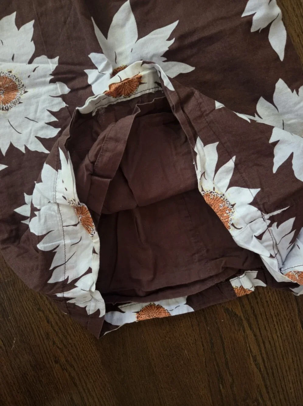 Baby Gap 5T Brown Daisy Sundress